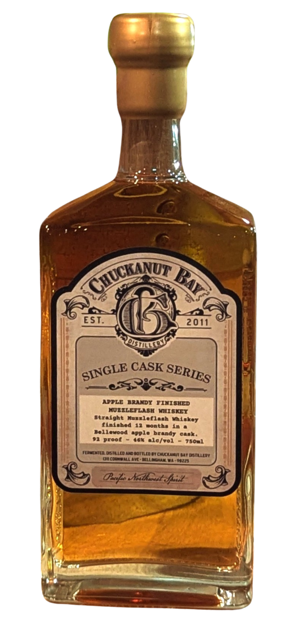 Apple Brandy Cask-Finished Muzzleflash Whiskey – Chuckanut Bay