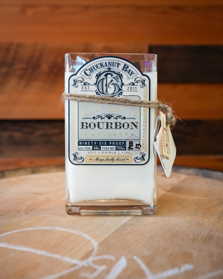 Candles made from Recycled Bottles