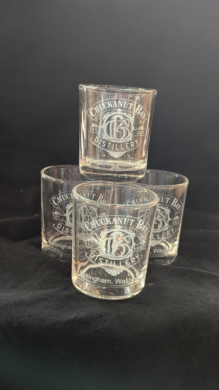 Shot Glass with Chuckanut Bay Logo (3oz)