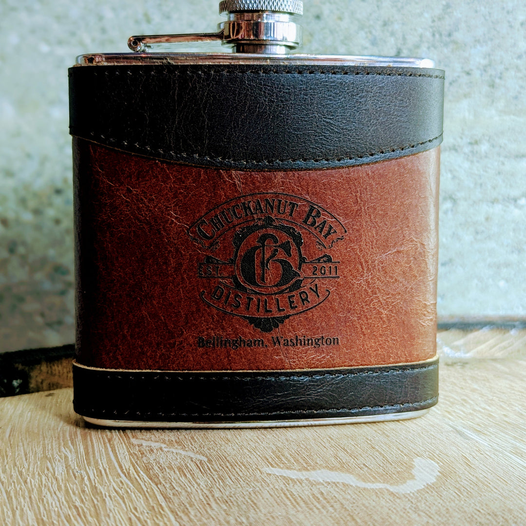 6oz Ship Leather Flask 6oz Ship Leather Flask
