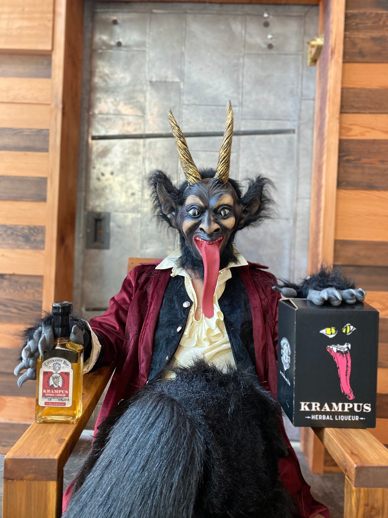 Krampus Herbal Liqueur Mini Bottle (50ml) – Chuckanut Bay Distillery