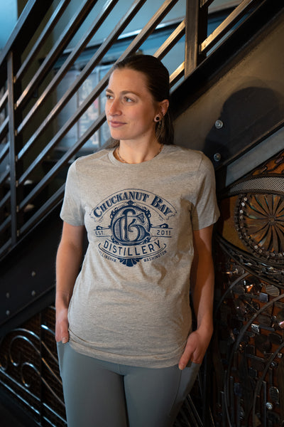 Chuckanut Bay Distillery Logo T-Shirt