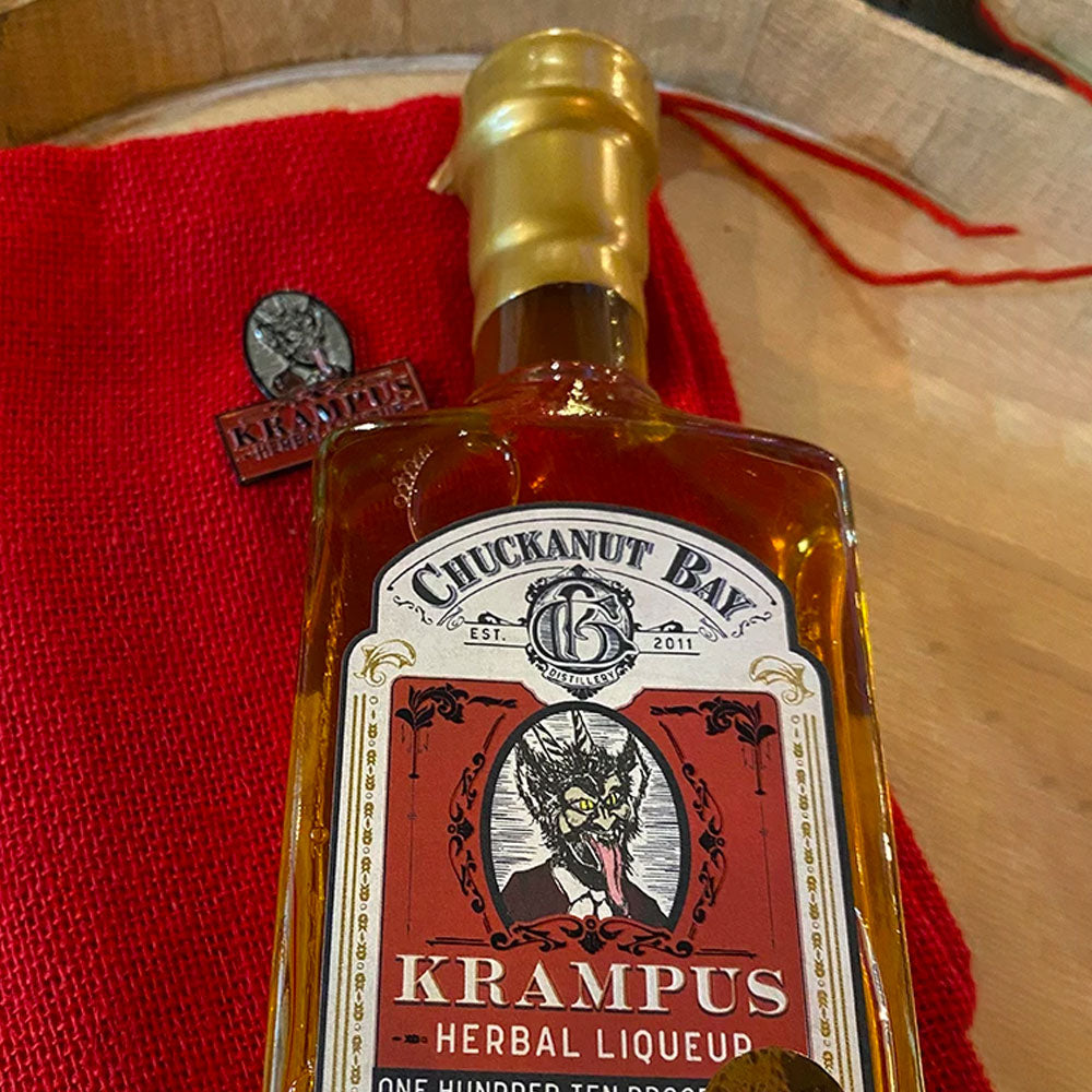 Barrel Aged Krampus Label Close Up