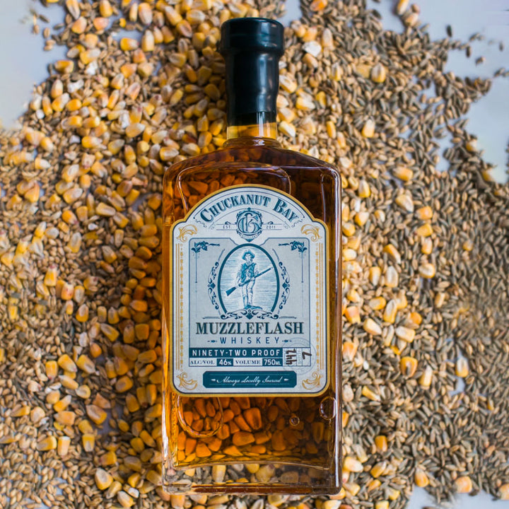 Chuckanut Bay Distillery Muzzleflash Whiskey on Grains